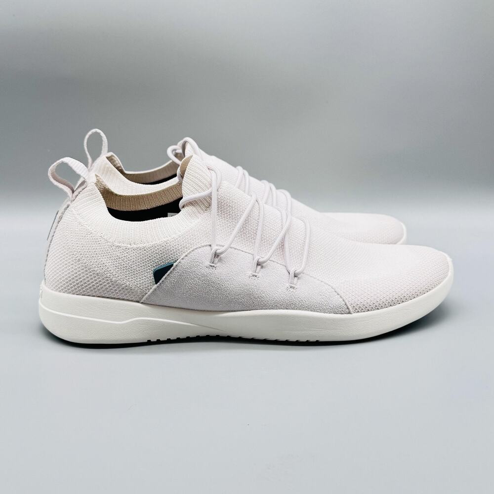 Vessi Shoes Womens 11 White Sneakers Cityscape Classic Waterproof Knit Walking